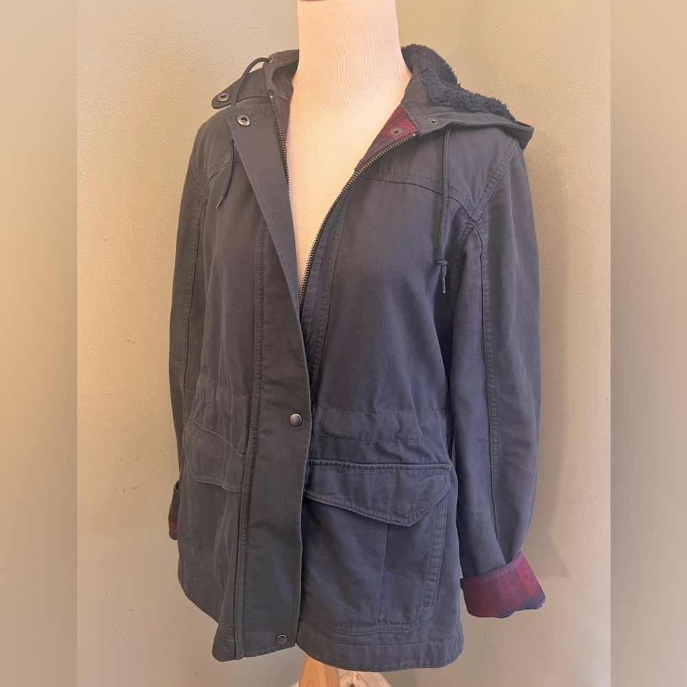 Patagonia Women's Sz Medium Insulated Prairie Dawn Parka Hooded Jacket